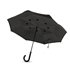 Reversible paraplu - zwart