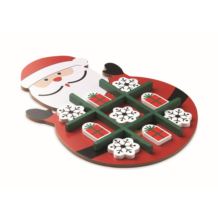 Kerstmis houten tic tac toe