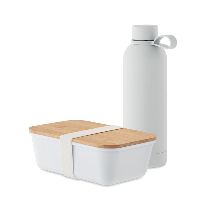 Cadeauset lunchbox en fles