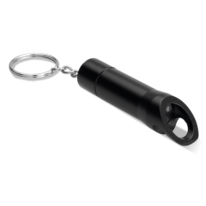 Metalen sleutelhanger met LED