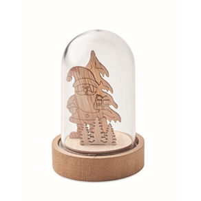 Kerst LED ornament - hout