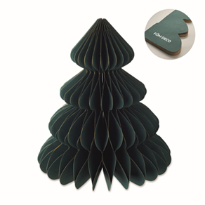 Kerstboomdecoratie van papier - groen