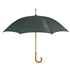 Paraplu met houten handvat - groen