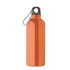 Gerecyclede aluminium fles 500ml - oranje