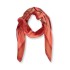 Sjaal recycled satijnpolyester - rood