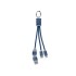 4 in 1 oplaadkabel type C - Dark navy