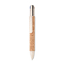 4-kleuren inkt balpen met kurk - beige