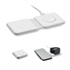 2-in-1 opvouwbare lader 15W - wit