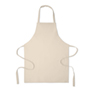Schort van gerecycled katoen - beige