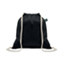 Fairtrade trekkoordtas 180g - zwart