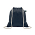 Fairtrade trekkoordtas 180g - blauw