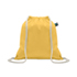 Fairtrade trekkoordtas 180g - geel