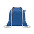 Fairtrade trekkoordtas 180g - royal blauw