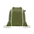 Fairtrade trekkoordtas 180g - Dark green
