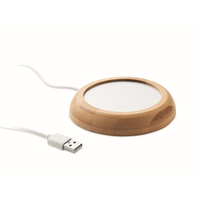 Bamboe mokwarmer met USB - hout