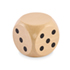 Schima houten dobbelsteen 5cm - hout