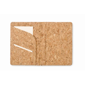 Kurken paspoorthouder - beige