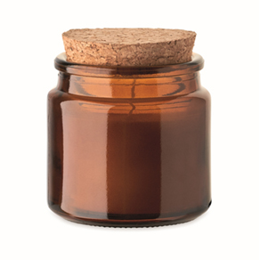 Plantaardige waskaars 70gr - bruin