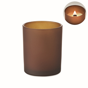 Plantaardige waskaars 80gr - bruin