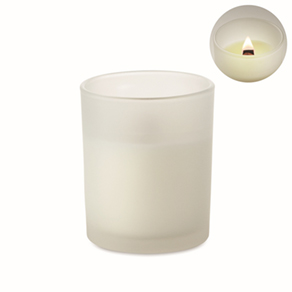 Plantaardige waskaars 80gr - wit