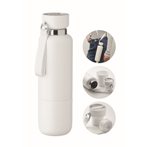 Dubbelwandige fles 500ml - wit