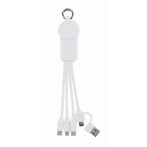 Type-C 2 in 1 oplaadkabel - wit