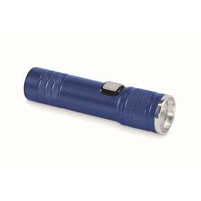 Oplaadbare COB zaklamp - blauw