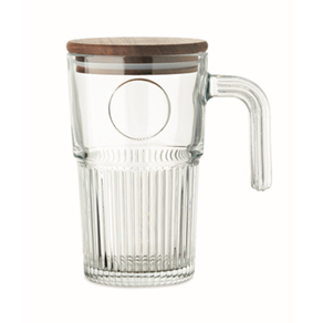 Glazen mok 450ml - transparant