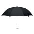 27" windbestendige paraplu - zwart