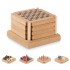4-delig set onderzetters spel - hout