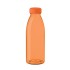 RPET drinkfles 500ml - transparant oranje