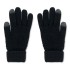 Rpet touchscreen handschoenen - zwart