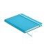 Gerecycled PU A5 notitieboek - turquoise