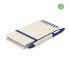A6 Gerecycled karton notebook - blauw