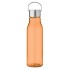 RPET fles met PP dop 600 ml - transparant oranje