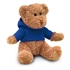 Teddybeer met sweatshirt - blauw