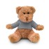 Teddybeer met sweatshirt - grijs
