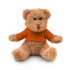 Teddybeer met sweatshirt - oranje