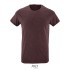 REGENT F heren t-shirt 150g - heather oxblood