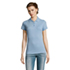 PRIME dames polo200g - Sky Blue Pique