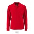PERFECT MEN LSL POLO 180g - Rood