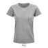 PIONEER DAMES T-Shirt 175g - grijs melange
