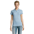 PERFECT dames polo 180g - Sky Blue Pique