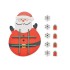 Kerstmis houten tic tac toe